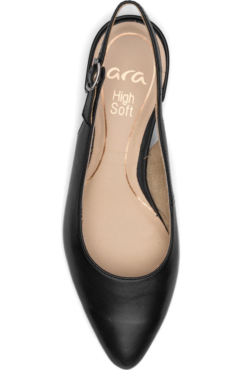 ara Pixie Slingback Pump, Alternate, color, Black
