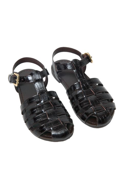 Multi-strap Leather Sandals