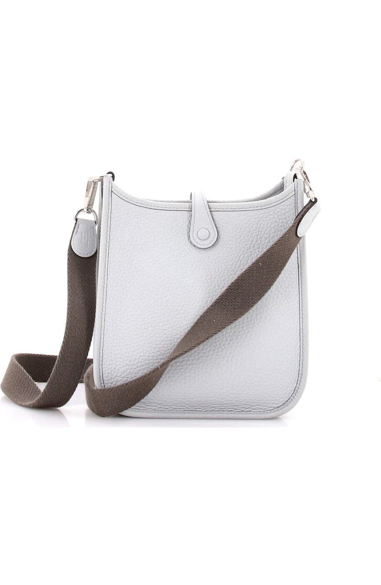 Pre-Owned Hermes Evelyne Bag Gen III Clemence TPM, Alternate, color, Bleu Pale