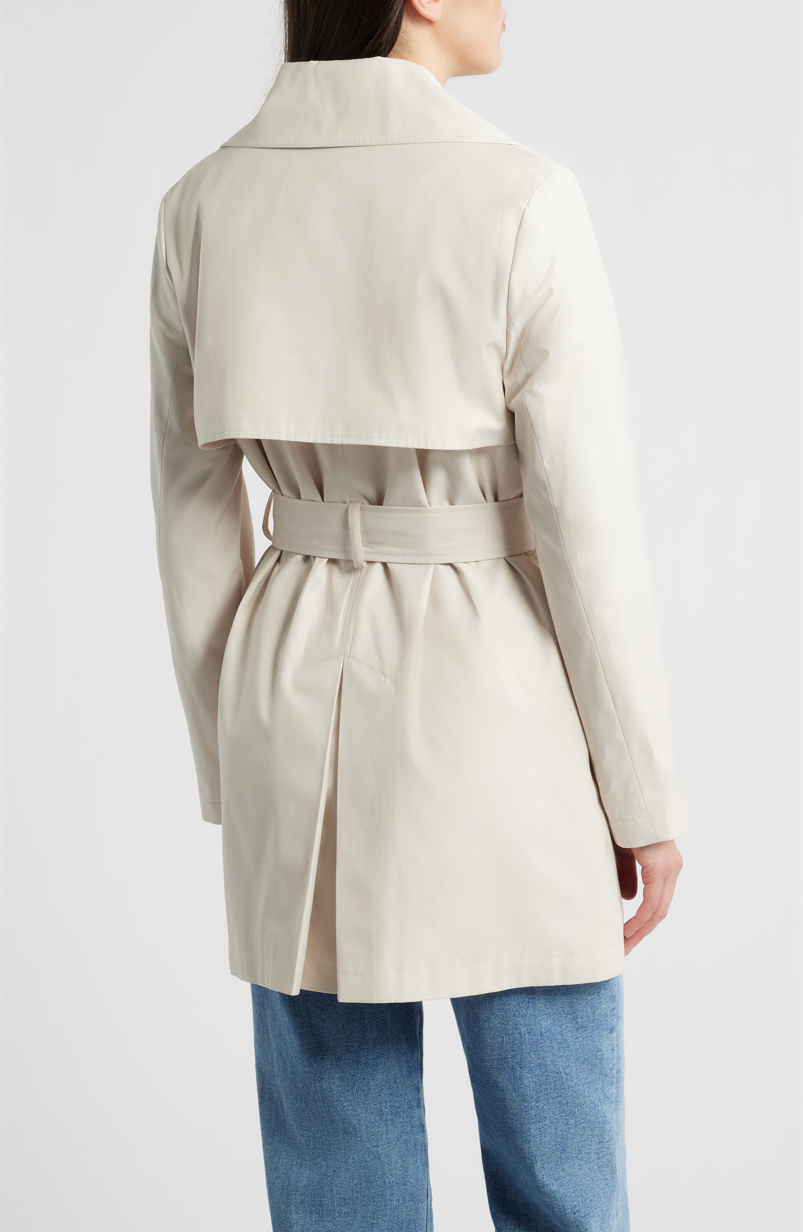 Water Resistant Cotton Blend Trench Coat - image 2