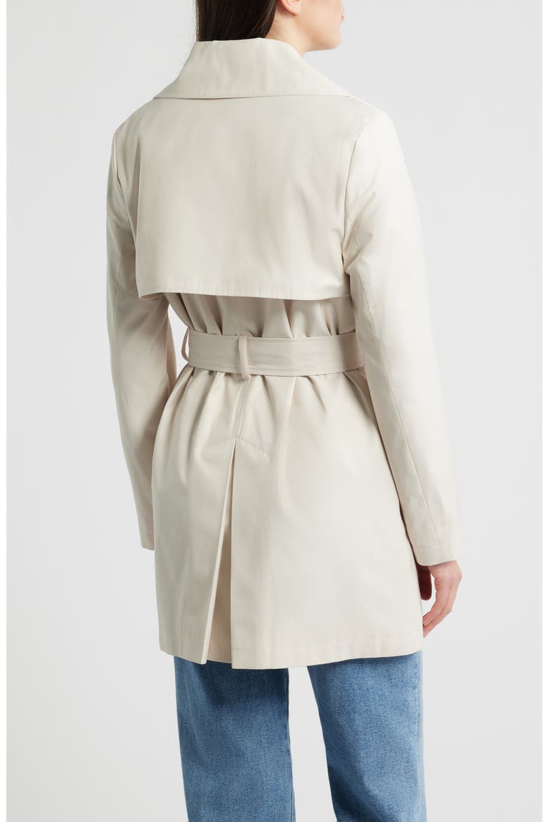 Water Resistant Cotton Blend Trench Coat, Alternate, color, OYSTER