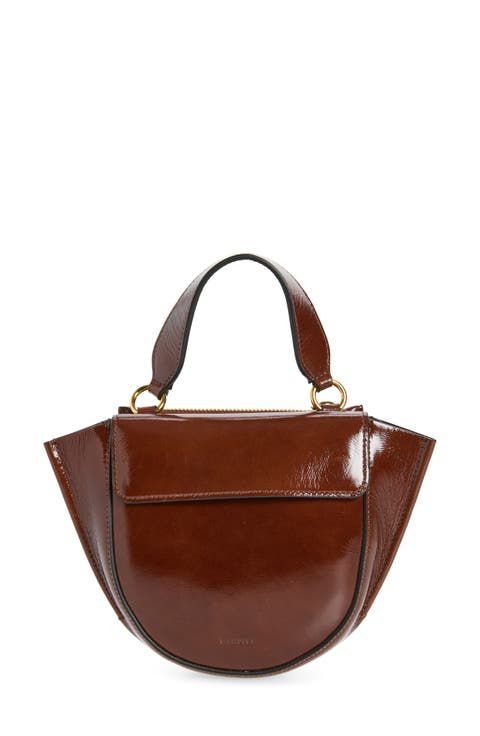 Hortensia Leather Top Handle Bag