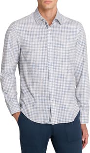 Brooklyn Brigade Faded Dot Print Woven Long Sleeve Basic