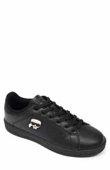 Claude Lace Up Faux Leather Sneaker