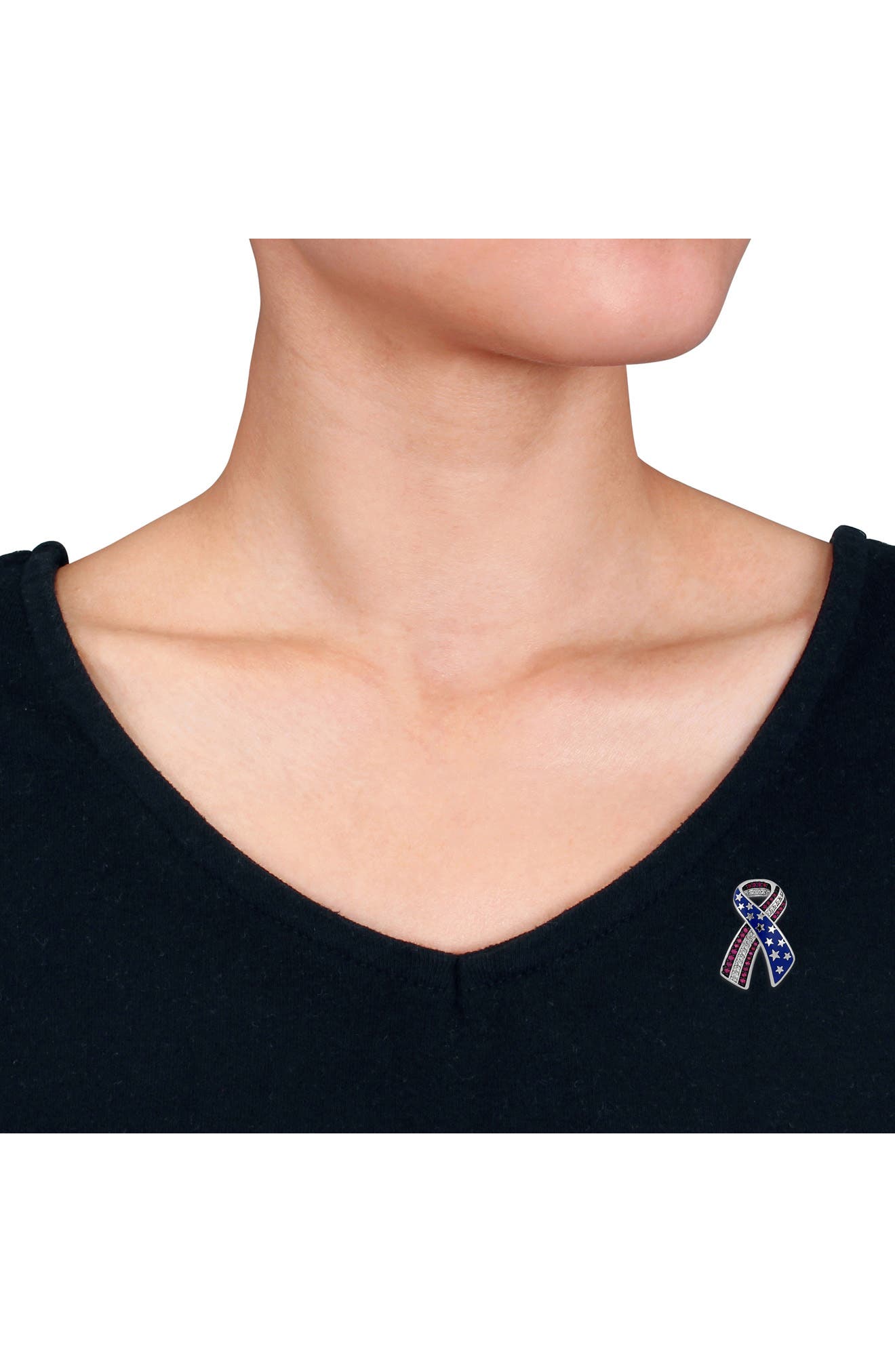 DELMAR American Flag Ribbon Pin (Women) | Nordstromrack
