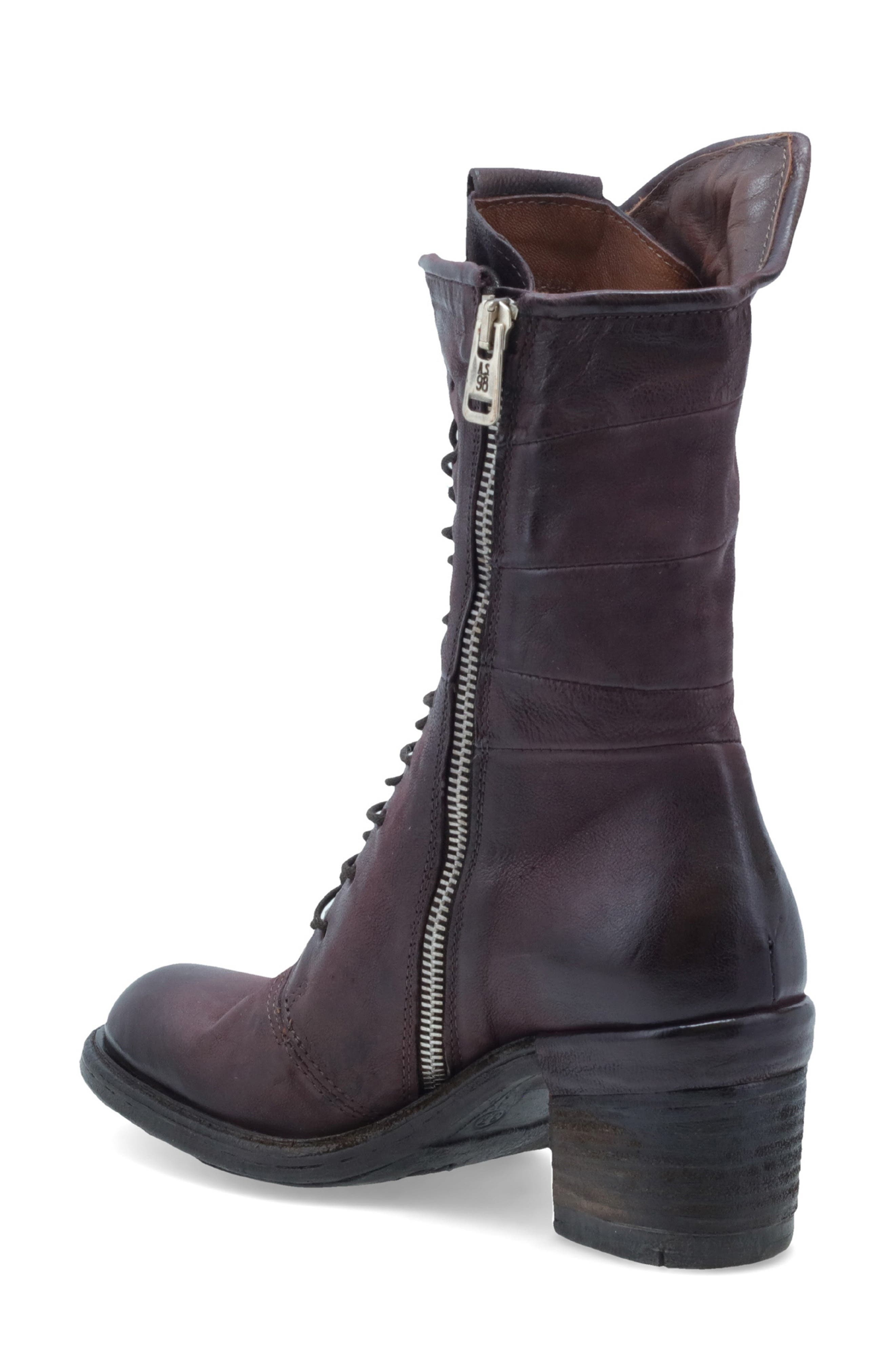 Jasper Bootie, Alternate, color, EGGPLANT