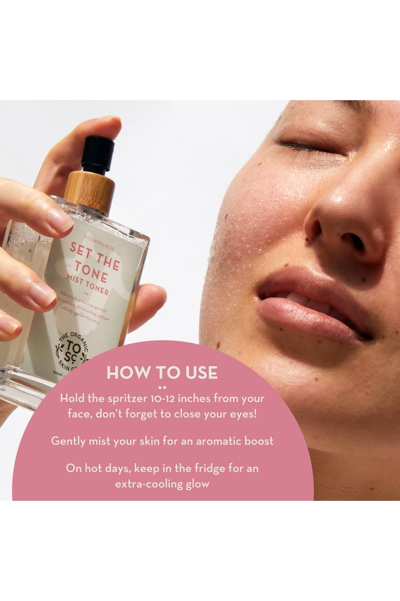 Set The Tone Hydrating Rose Mist Toner, 3.4fl oz, Alternate, color, None