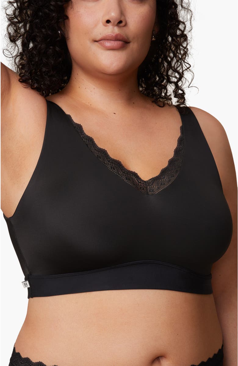 Harper Wilde Bliss Lace Bralette, Alternate, color, Black
