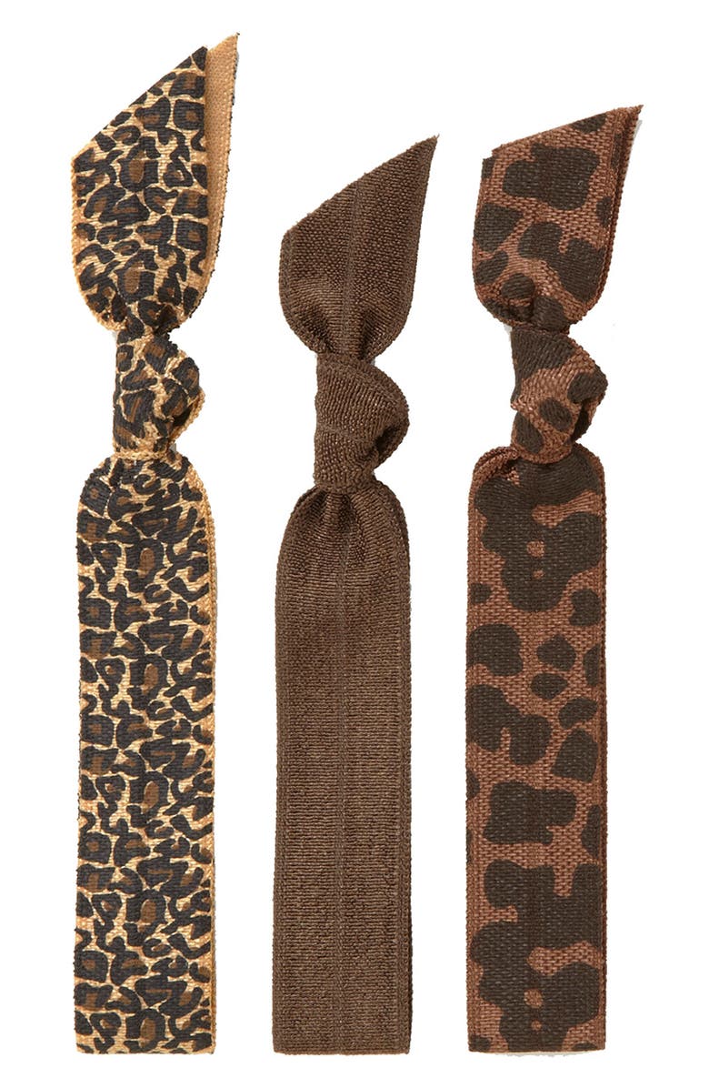 Emi-Jay 'Leopard' Hair Ties, Main, color, 