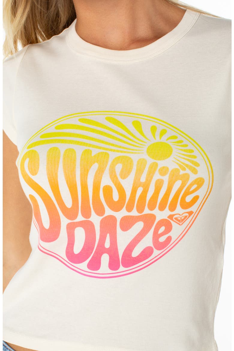 Sunshine Daze '90s Graphic Baby Tee, Alternate, color, DEW
