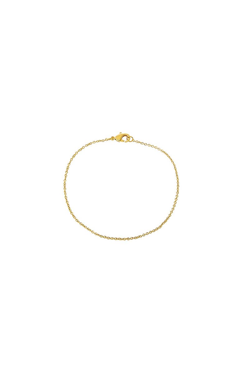 BY ADINA EDEN Dainty Cable Chain Bracelet, Main, color, Gold