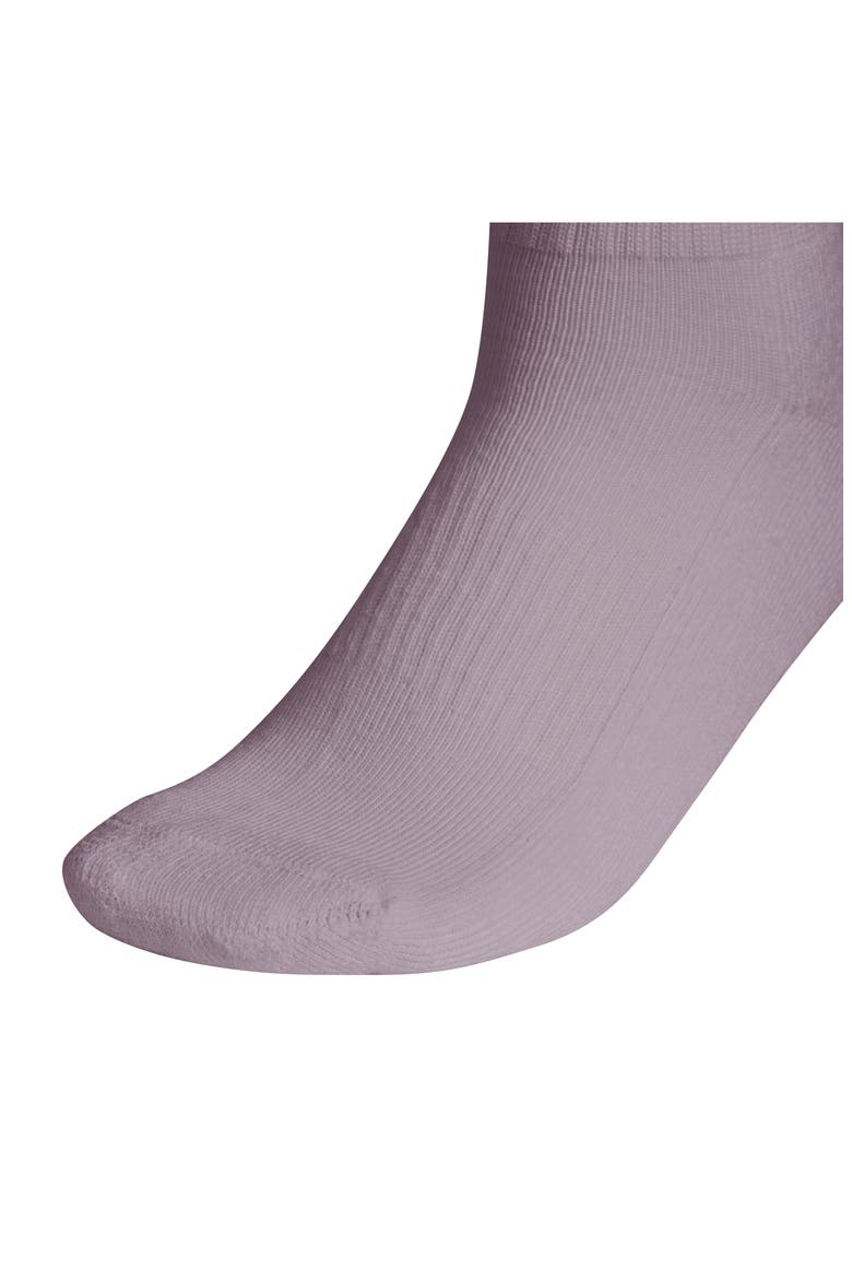 6-Pack Athletic Cushioned Crew Socks, Alternate, color, FIG PURPLE/ CLEAR GREY/ WHITE