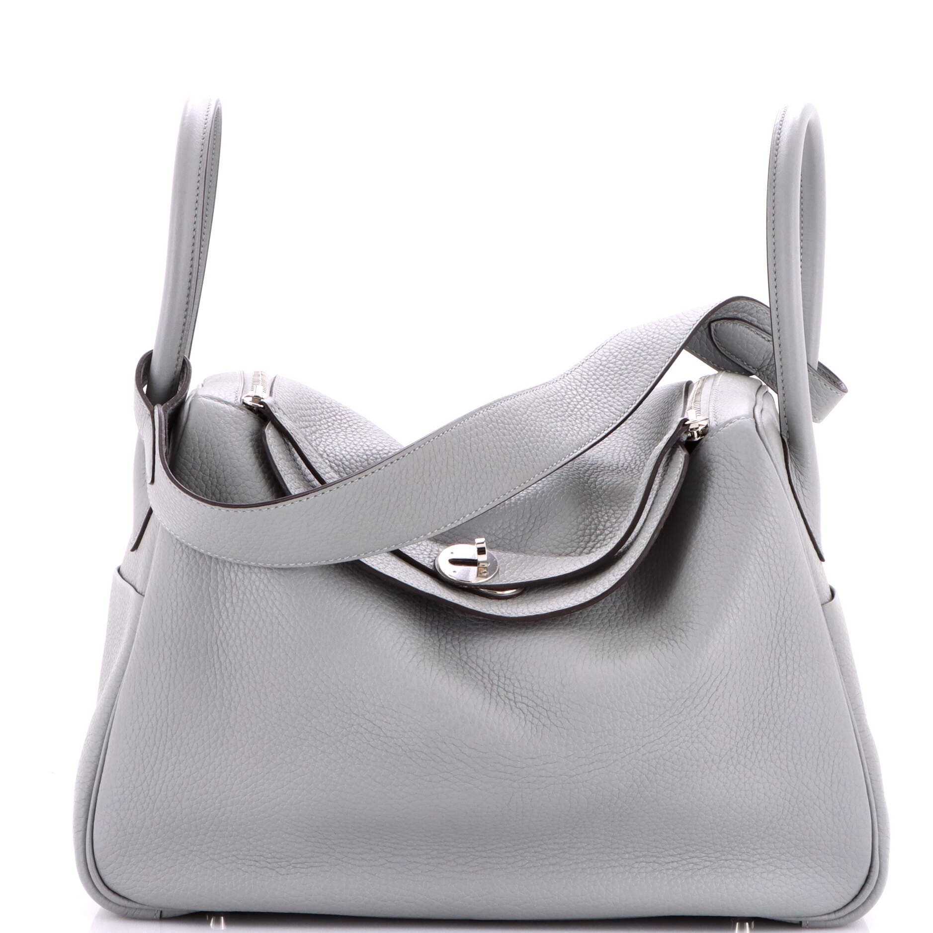 Pre-Owned Hermes Lindy Bag Clemence 34, Main, color, Bleu Glacier