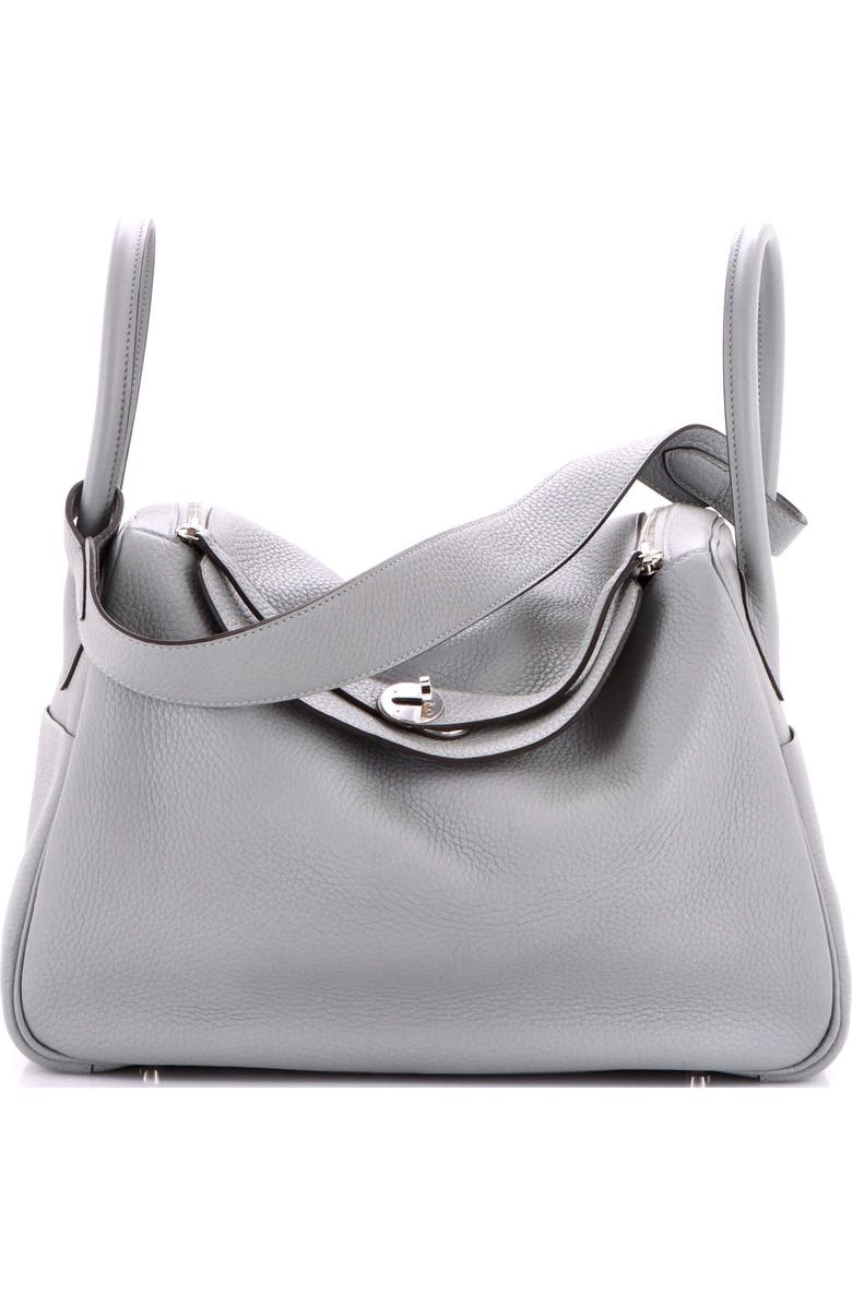 Pre-Owned Hermes Lindy Bag Clemence 34, Main, color, Bleu Glacier