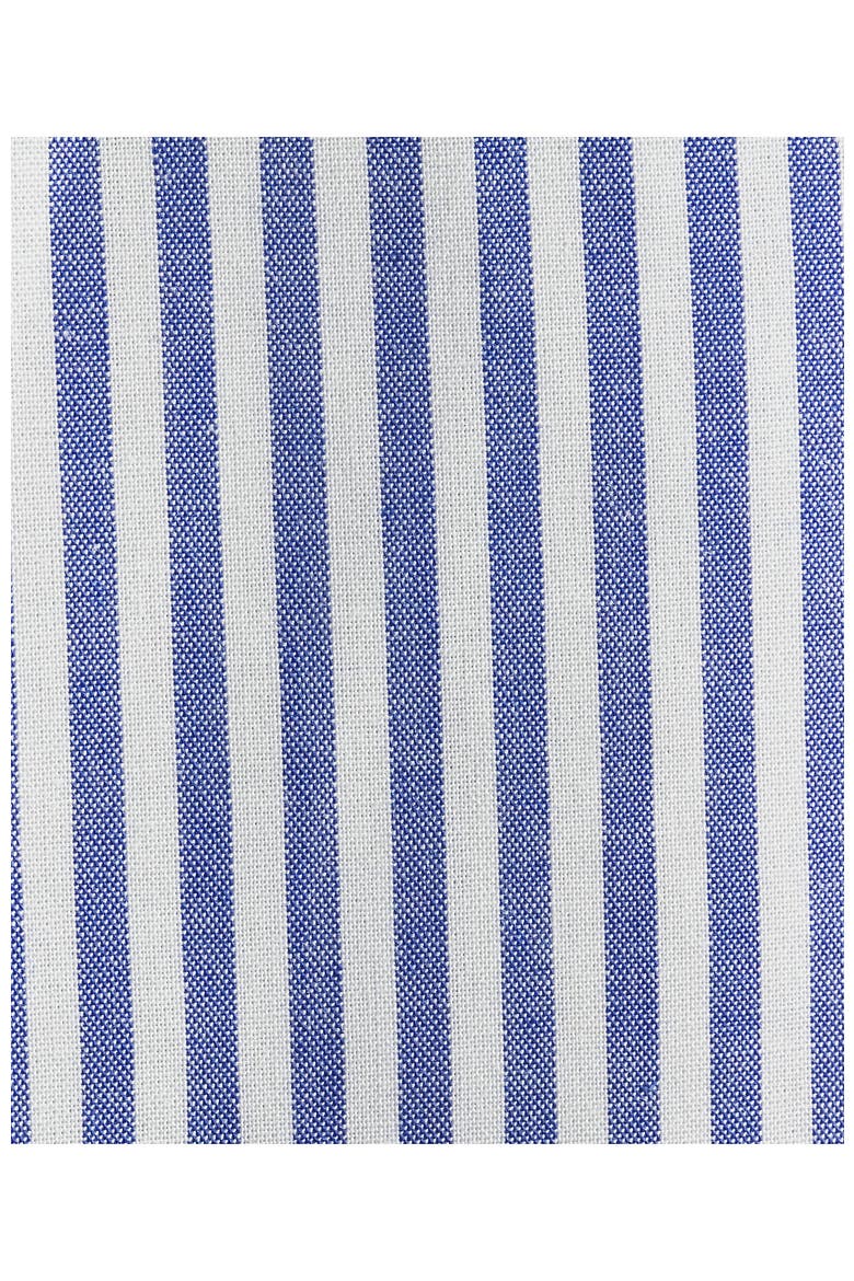 Short Sleeve Essential Lightweight Poplin, Alternate, color, Sapphire Gem Blue Stripe