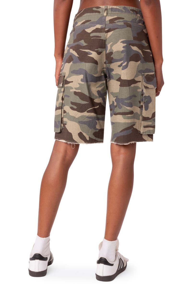 EDIKTED Low Rise Bermuda Shorts, Alternate, color,