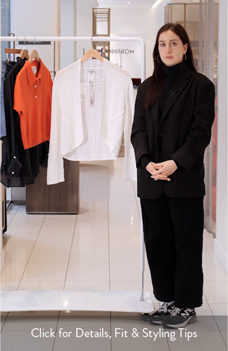 Mesh Cocoon Cardigan, sales video thumbnail