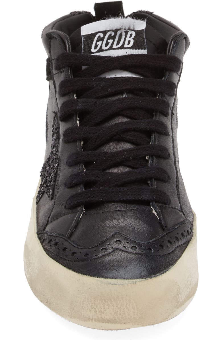 Golden Goose Mid Star Sneaker, Alternate, color, Black