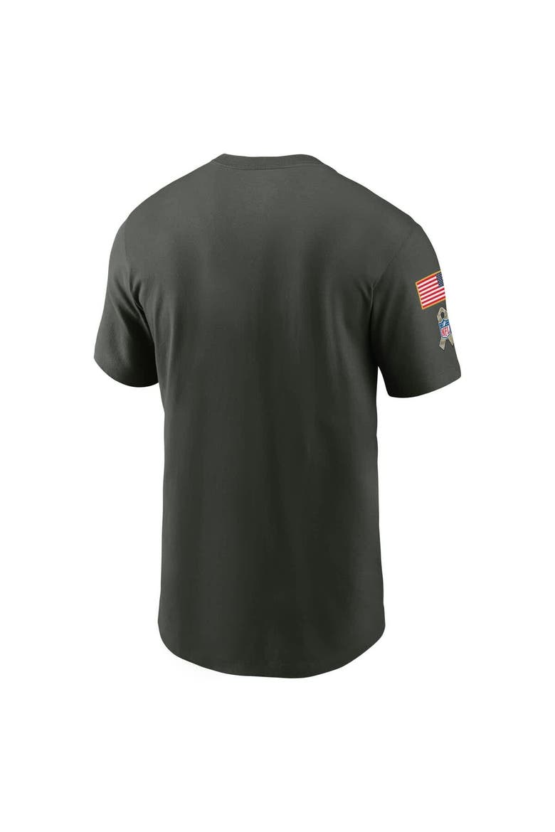 Men's Nike Forest Green Cleveland Browns 2025 Salute to Service Sideline Primary Edge Dri-FIT T-Shirt, Alternate, color, Forest Green