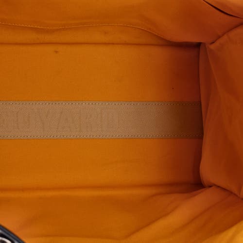 Pre-owned Goyard Goyard Saint Leger Briefcase Backpack Coated Canvas In Black