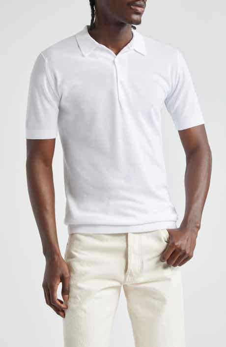 John Smedley Roth Solid Sweater Polo