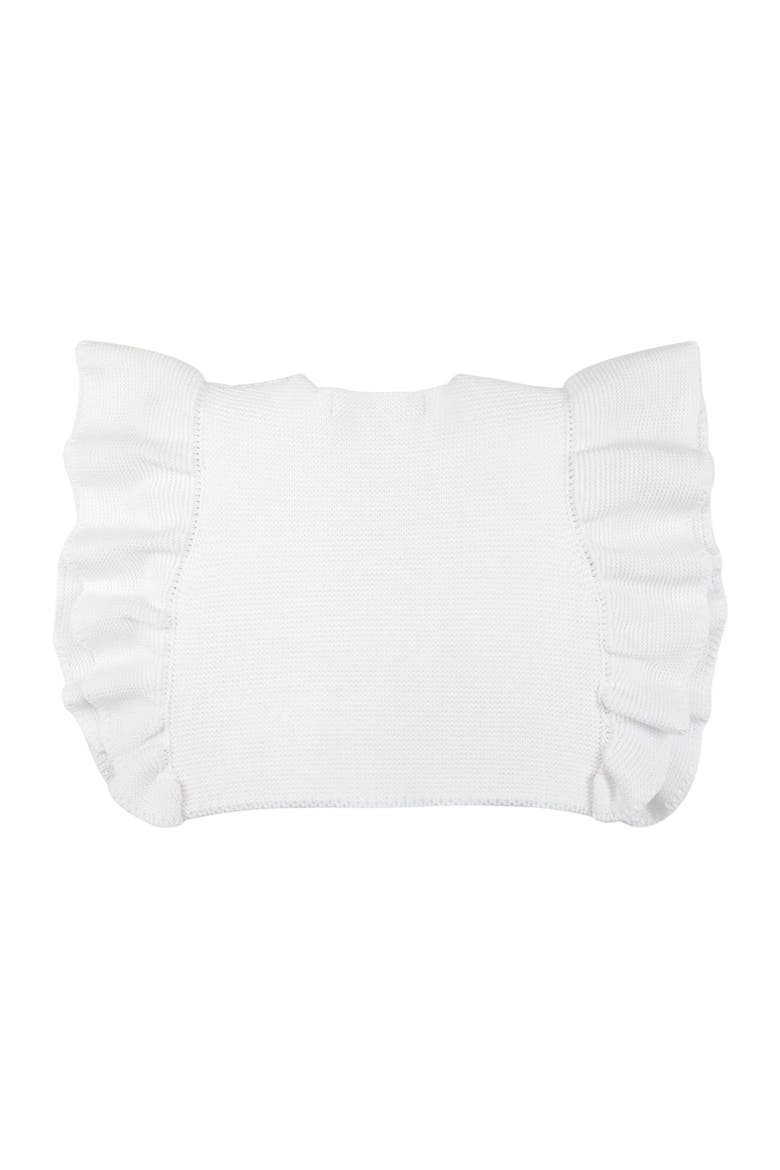 Baby Girls' Ruffle Sleeve Sweater Vest, Infant, Alternate, color, White