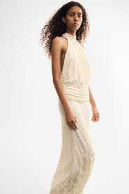 H&M Halterneck Maxi Dress