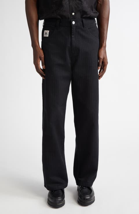 Men's Bode Black Pants | Nordstrom