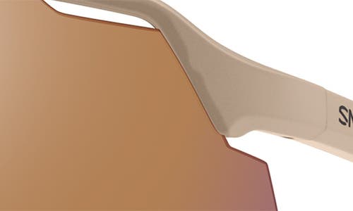 Smith Motive 74mm Chromapop™ Polarized Shield Sunglasses In Brown