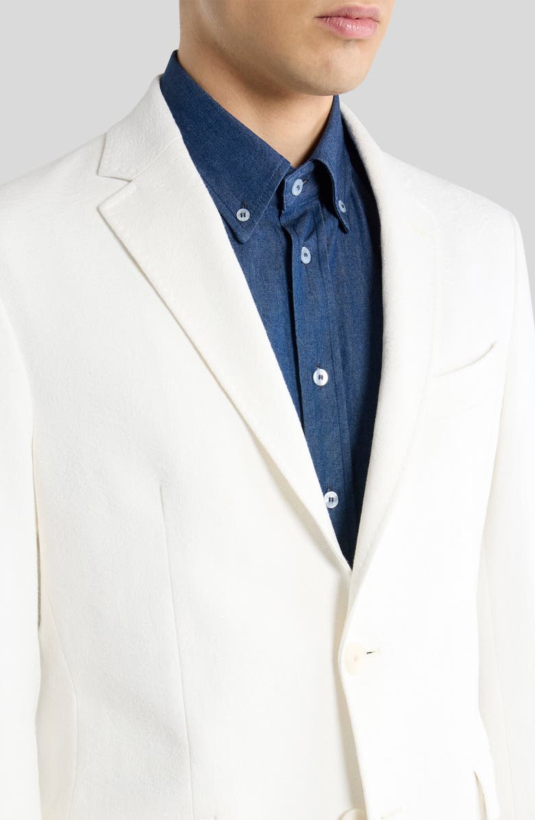 Etro Roma Stretch Cotton Sport Coat, Alternate, color, Cotton