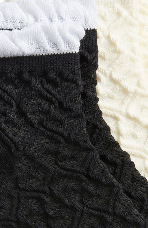 STEMS STEMS 2-PACK DOT RUFFLE CREW SOCKS