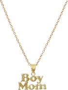 Adornia 'Boy Mom' Pendant Necklace