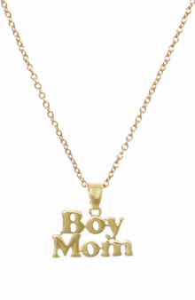 Adornia 'Boy Mom' Pendant Necklace