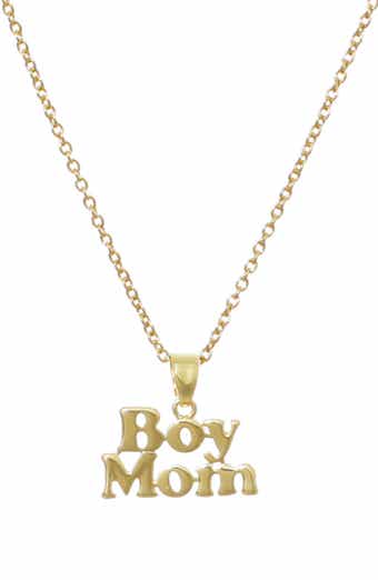 Adornia 'Boy Mom' Pendant Necklace