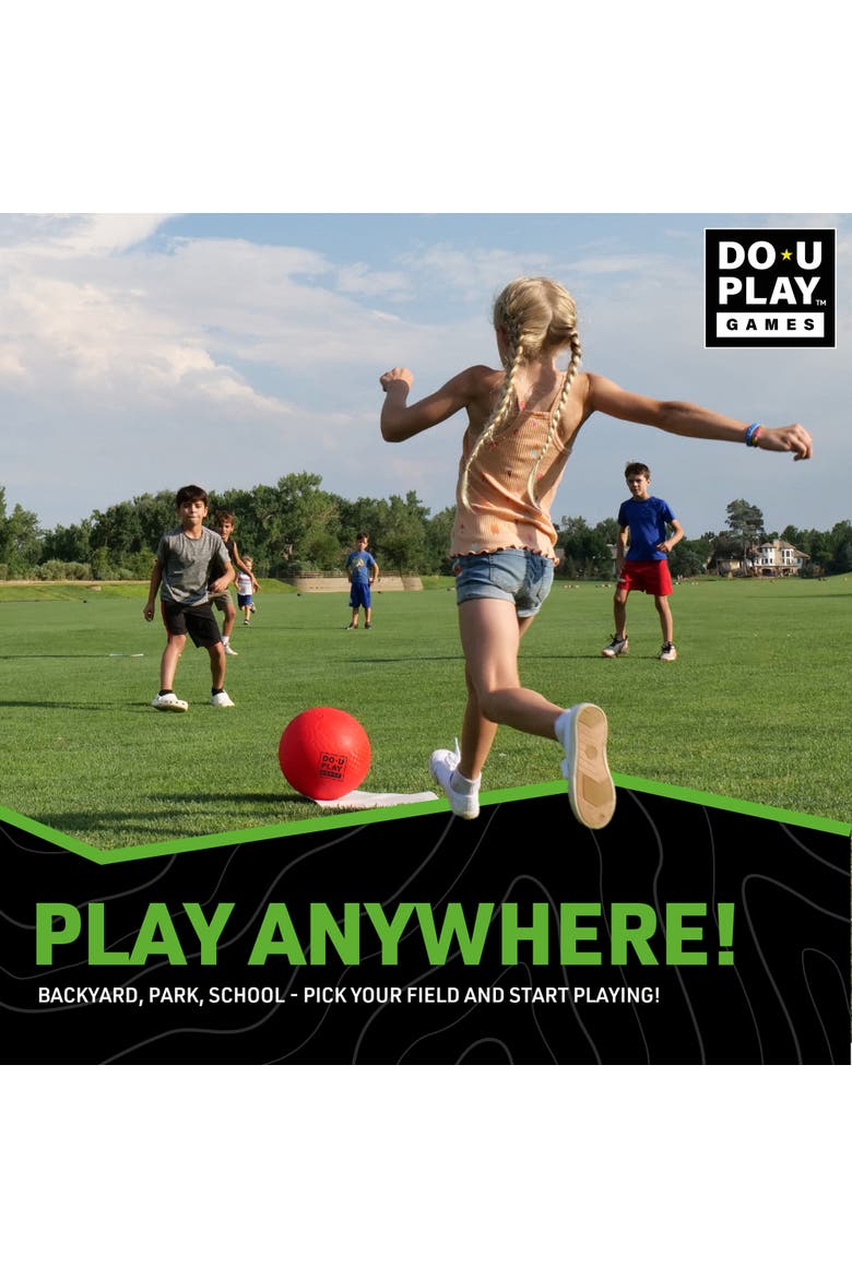 Ultimate Kickball Kit, Outdoor Game Set, 10 Inch Ball, Family Game, Alternate, color, Multicolored