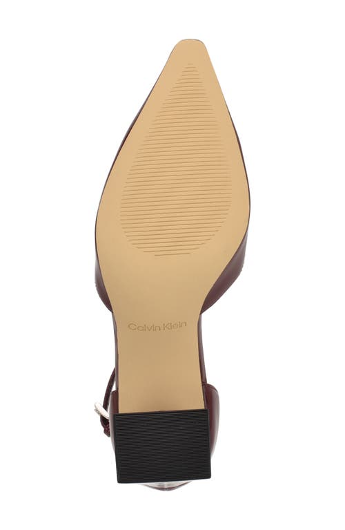 Calvin Klein Nalene Ankle Strap Pump