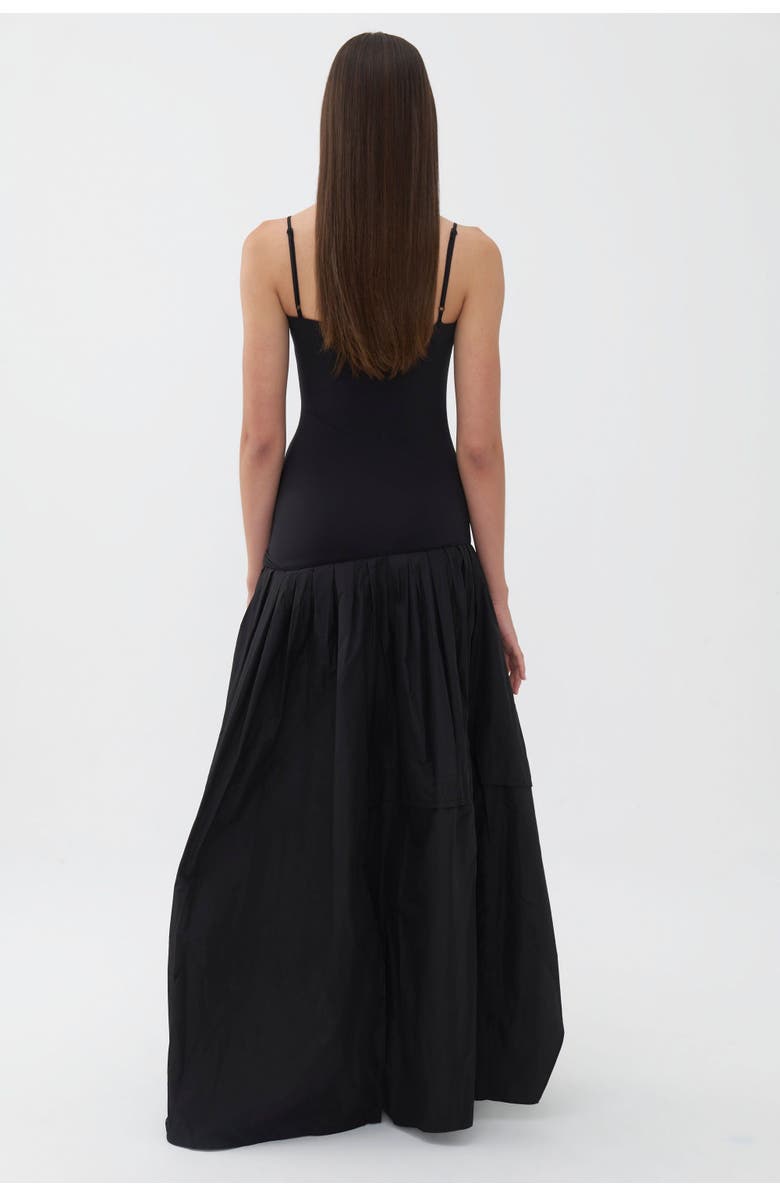 Nocturne Trimmed Asymmetrical Dress, Alternate, color, 