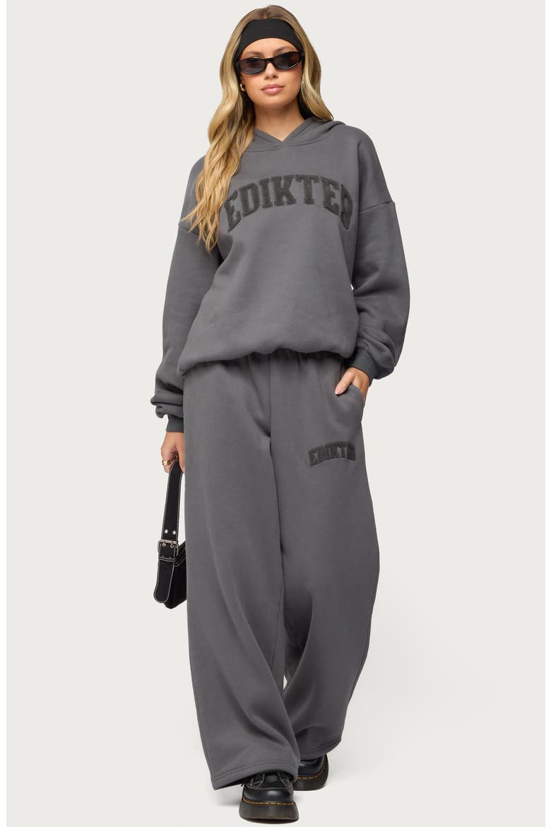 To You Oversize Hoodie, Alternate, color, DARK-GRAY