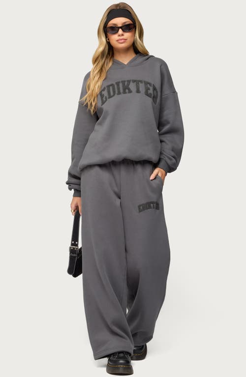 Edikted To You Oversize Hoodie In Gray