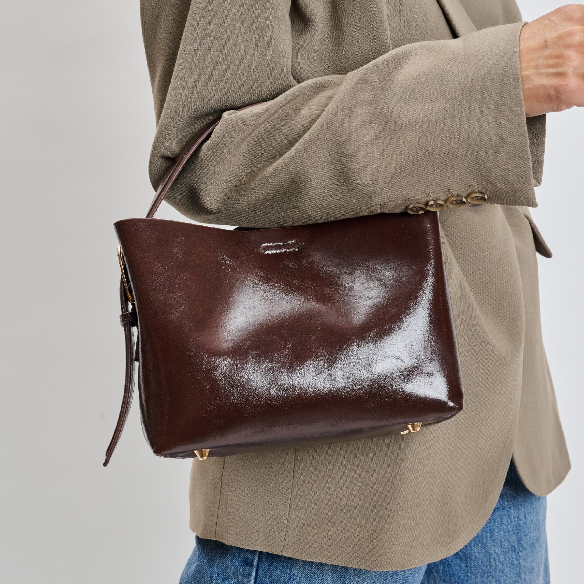 MODA LUXE Sophie Crossbody, Alternate, color, Chocolate