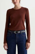 AG Julia Rib Long Sleeve Top
