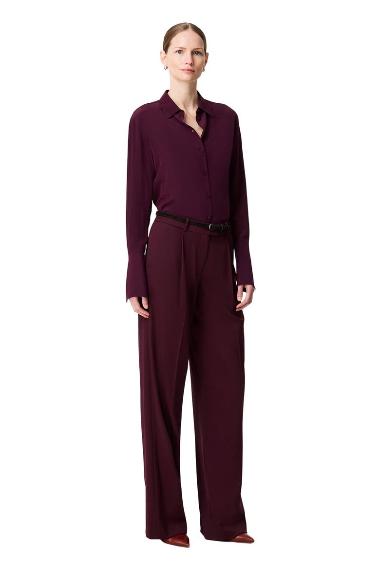 Oversized Men's Shirt, Alternate, color, Plum