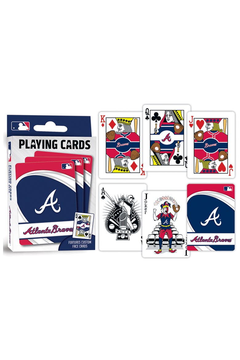 Atlanta Braves Playing Cards, Alternate, color, Multicolor
