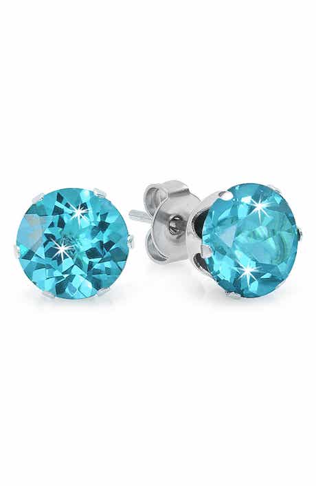 Simulated Diamond Stud Earrings
