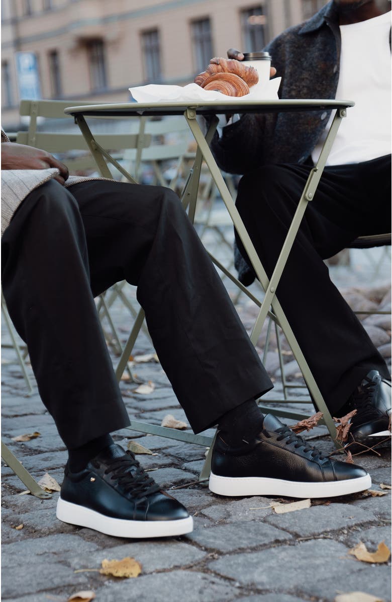 Stinaa.J Oscar Orthopedic Sneakers, Alternate, color, Black Leather