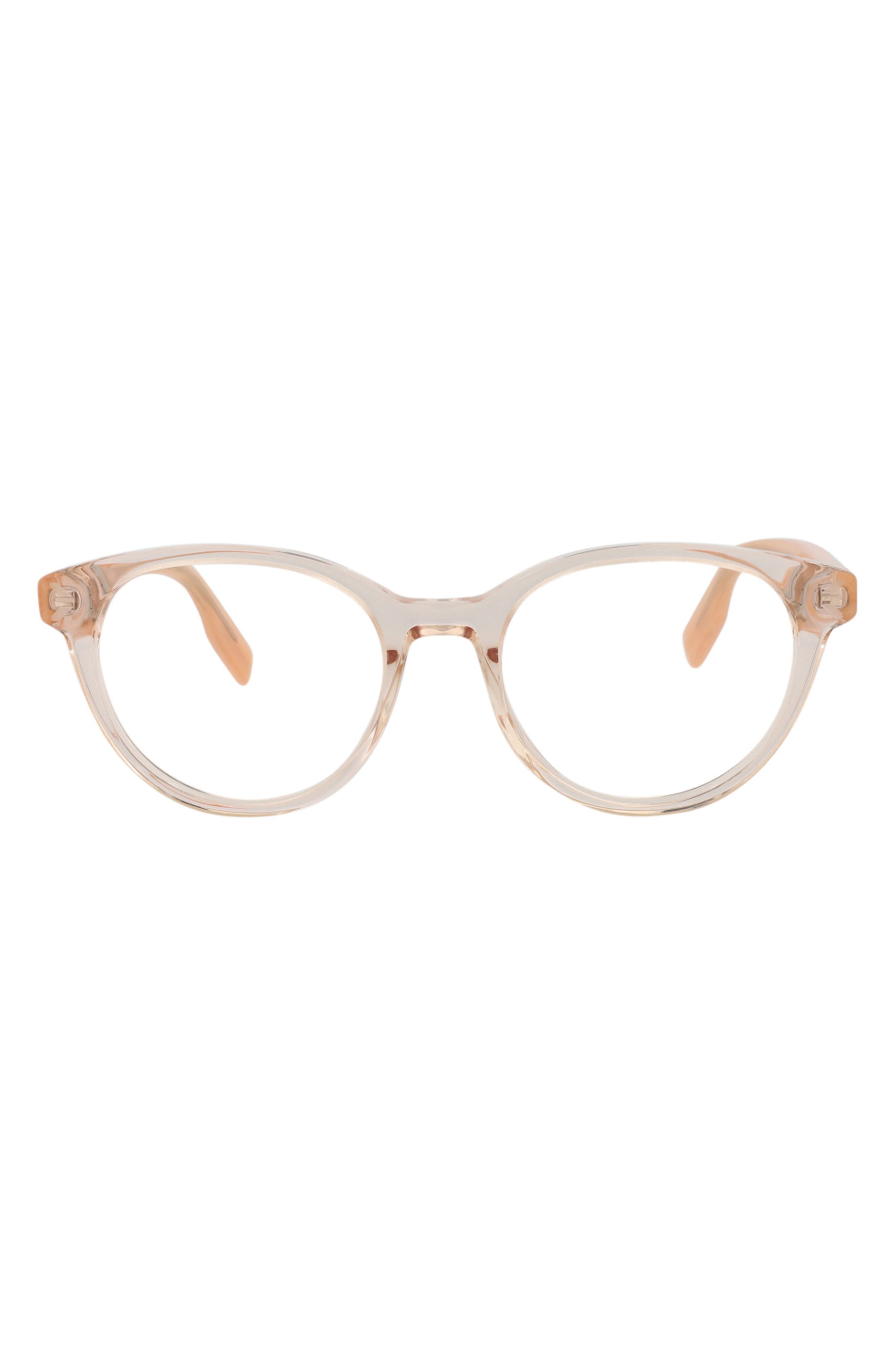 McQueen 47mm Oval Optical Glasses