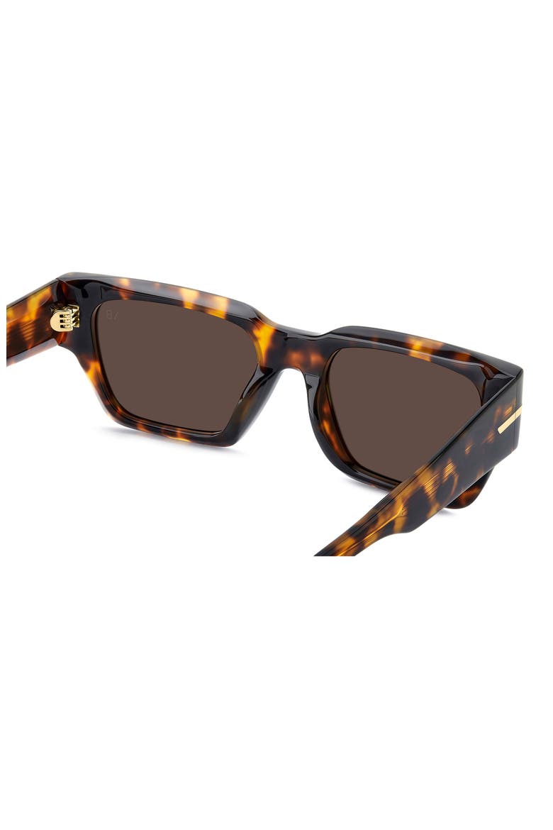 53mm Square Sunglasses, Alternate, color, BROWN HAVANA/ BROWN