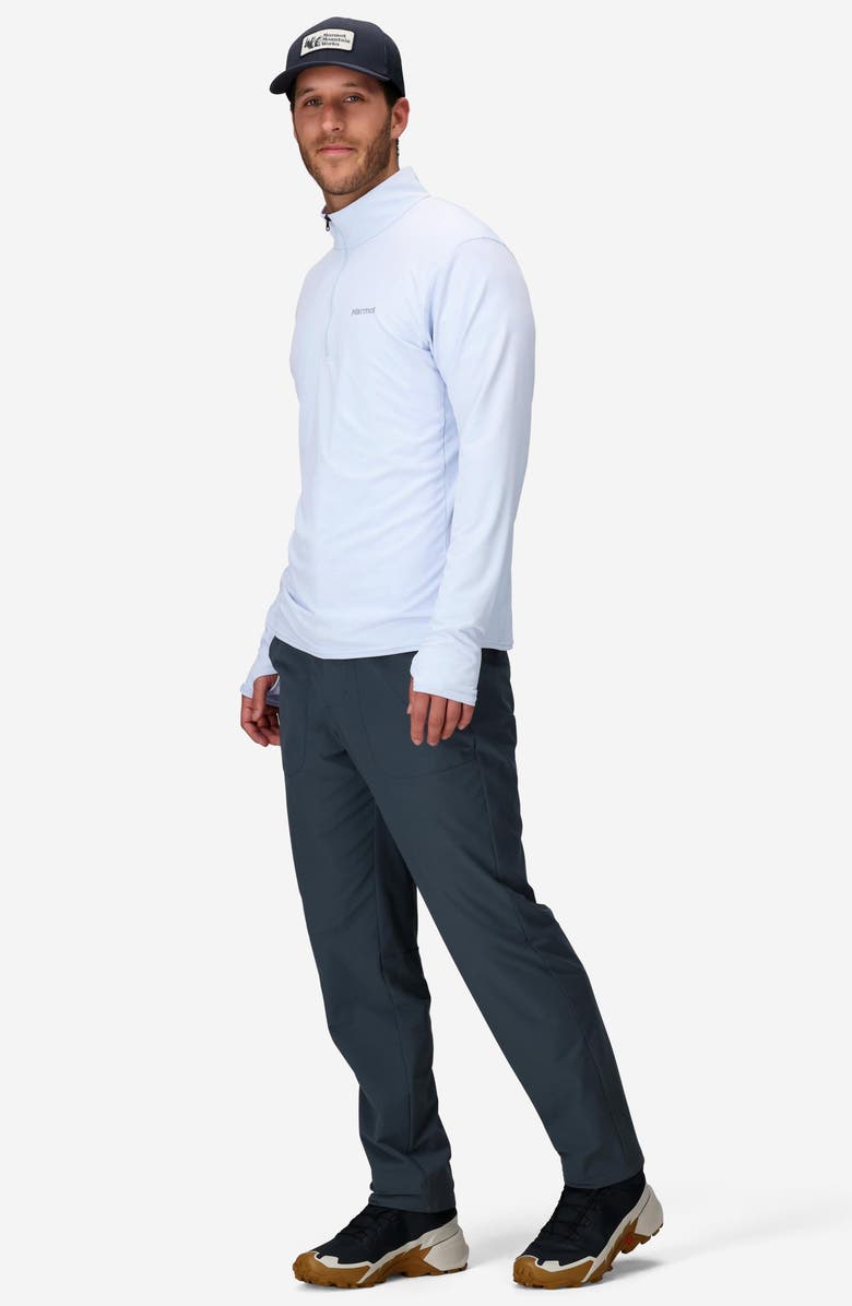 Marmot AirExchange SolarShield UPF Quarter Zip, Alternate, color, Vapor