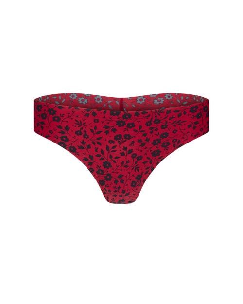 Adore Me Francine Thong Panties In Novelty Black