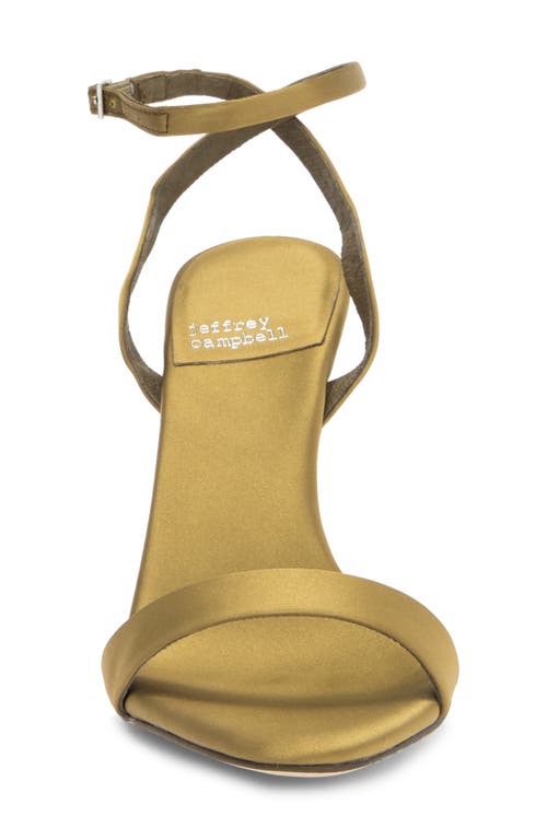 Jeffrey Campbell Blossmz Ankle Strap Satin Sandal